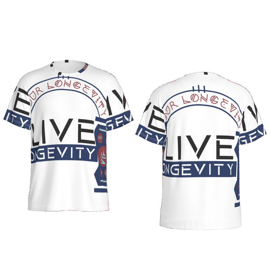 All-Over Print Men's O-Neck Sports T-Shirt